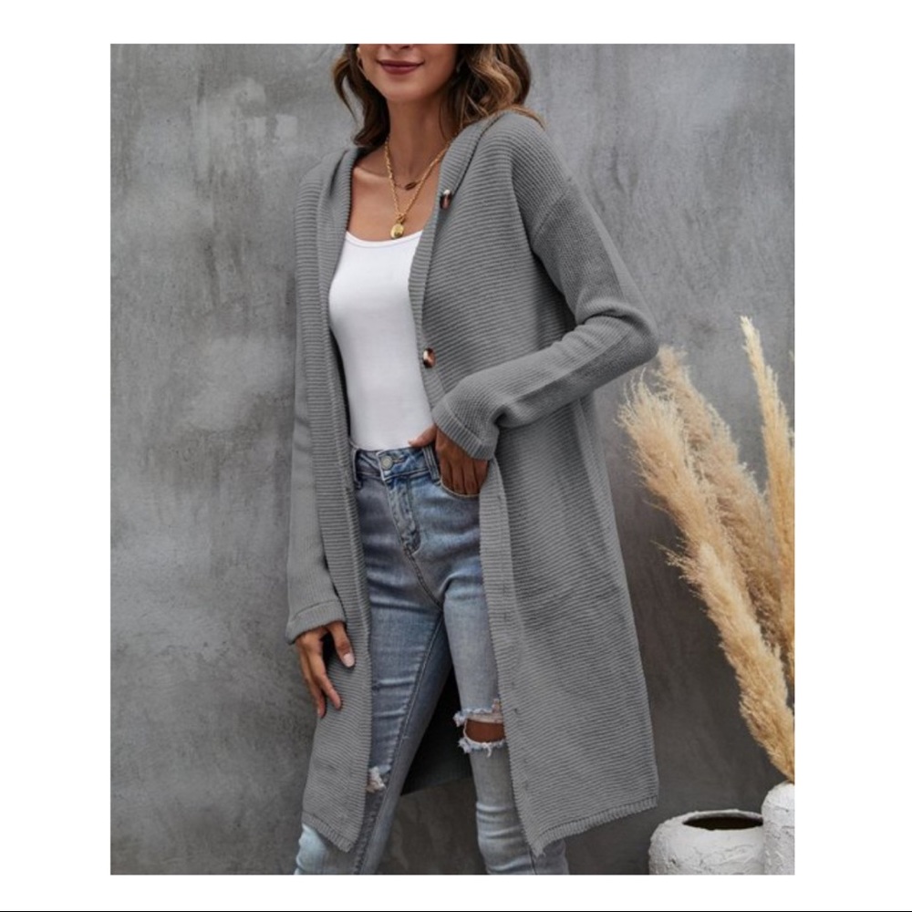 ⭐️HOST PICK⭐️ Hooded Knit Cardigan